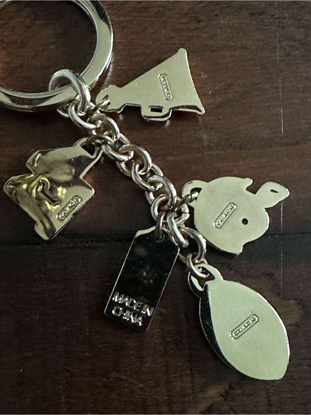 Coach Girl Football Mix Key Fob F61903 - Picture 6 of 7